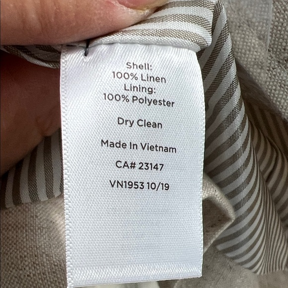 Talbots Blazer Women Size 8 Cream - Picture 5 of 7